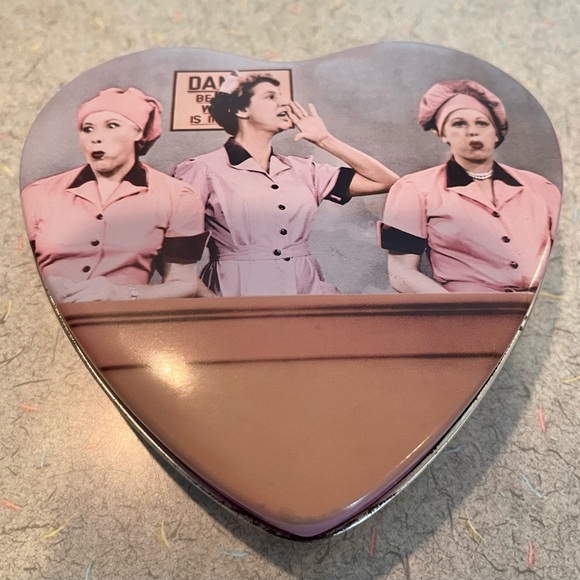 Other - I LOVE LUCY Heart Shaped Tin-Size 4”